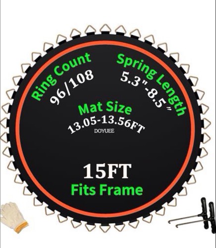 Doyuee 15ft trampoline - doyuee, mat