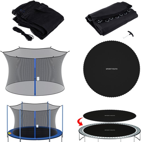 Trampoline safety net - trampoline,